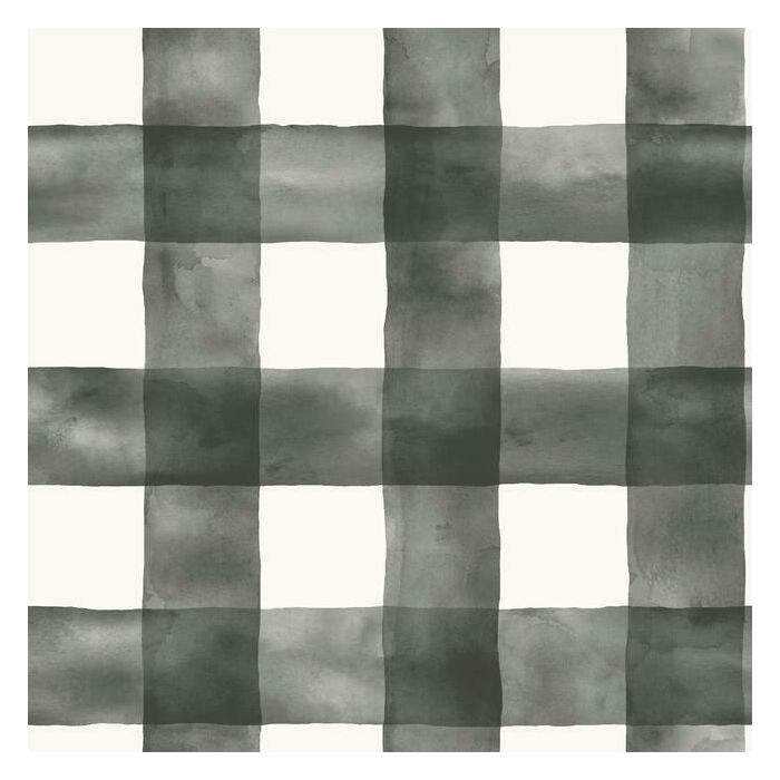 Watercolor Check Sure Strip Wallpaper MH1516-Exeter Paint Stores