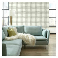 Watercolor Check Sure Strip Wallpaper MH1518-Exeter Paint Stores
