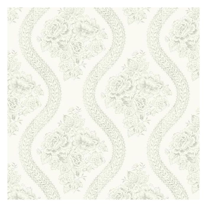 Coverlet Floral Sure Strip Wallpaper Double Roll MH1595-Exeter Paint Stores