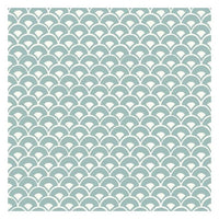 Stacked Scallops Sure Strip Wallpaper MK1157-Exeter Paint Stores