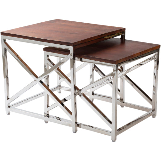 Surya Neville NVL-001 Nesting Table Set-Accent Furniture-Exeter Paint Stores