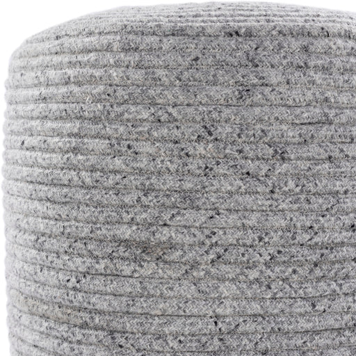 Surya Poppy Collection Multi-Color Pouf-Poufs-Exeter Paint Stores