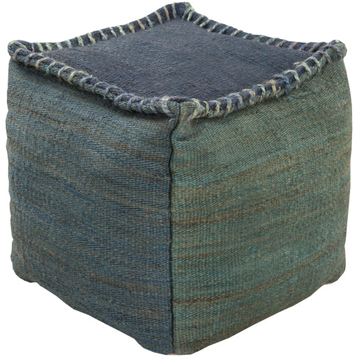 Surya Tonga Collection Multi-Color Pouf-Poufs-Exeter Paint Stores