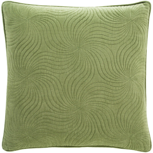 Surya Quilted Cotton Velvet QCV-007 Pillow Cover-Pillows-Exeter Paint Stores