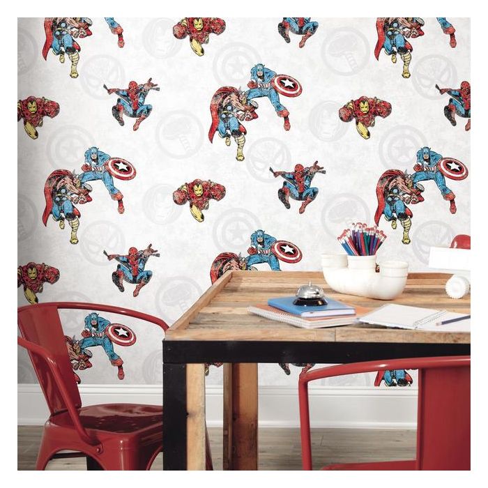 Marvel Comics Classic Peel and Stick Wallpaper Roll RMK11167RL-Exeter Paint Stores