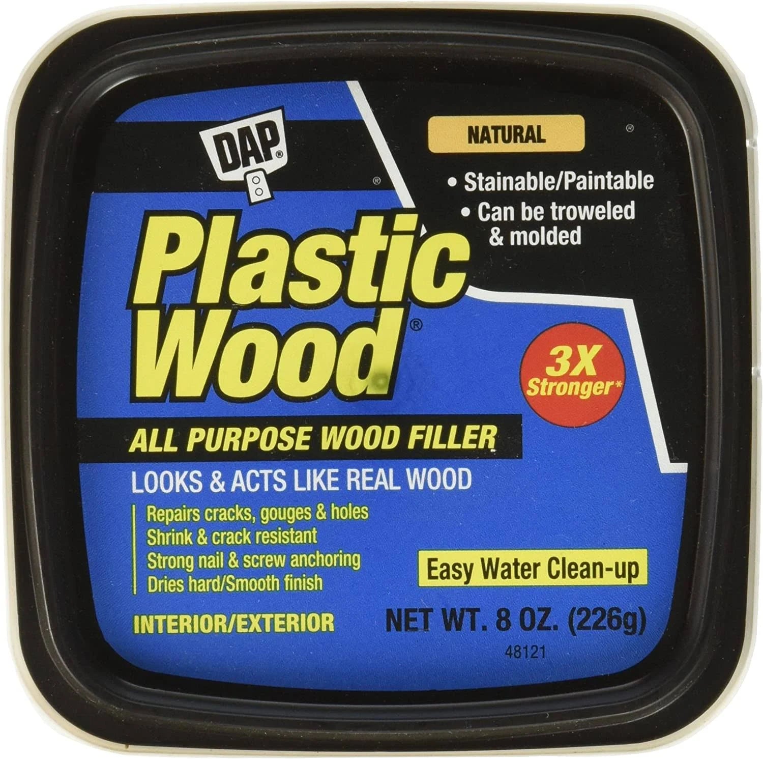Dap Natural Plastic Wood all Purpose Wood Filler 16oz