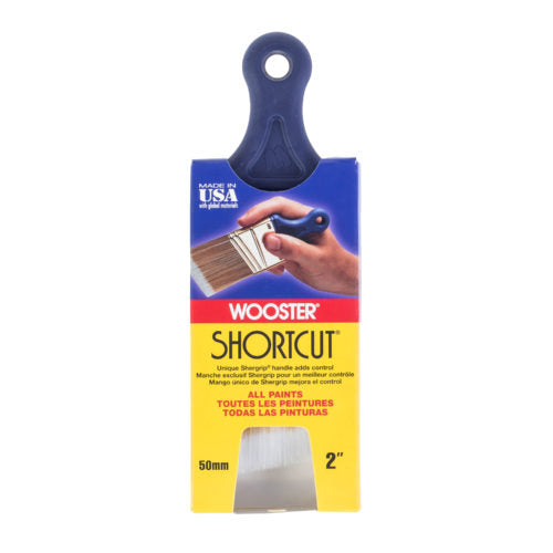 Wooster shortcut 2” angled brush 13822-Exeter Paint Stores