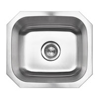 Single Bowl 18 Gauge Sink 1618