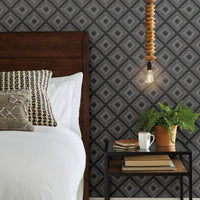 Diamond Sketch Sure Strip Wallpaper Double Roll ME1576-Exeter Paint Stores