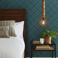 Diamond Sketch Sure Strip Wallpaper Double Roll ME1577-Exeter Paint Stores