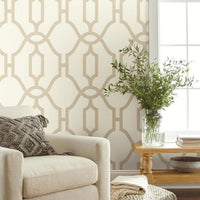 Woven Trellis Sure Strip Wallpaper ME1554-Exeter Paint Stores