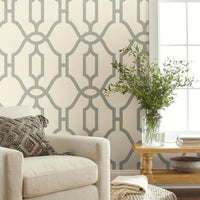 Woven Trellis Sure Strip Wallpaper ME1555-Exeter Paint Stores