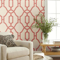 Woven Trellis Sure Strip Wallpaper ME1556-Exeter Paint Stores