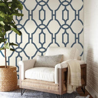 Woven Trellis Sure Strip Wallpaper ME1552-Exeter Paint Stores