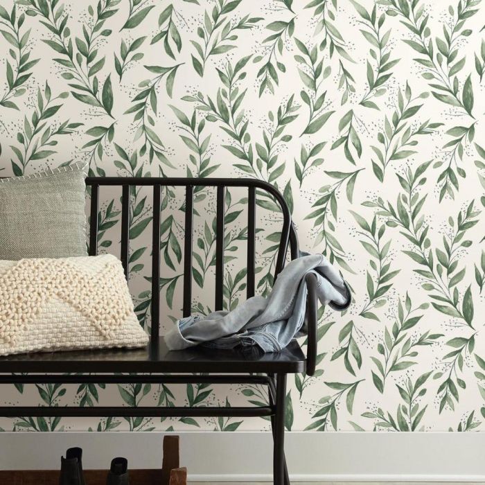 Olive Branch Sure Strip Wallpaper ME1535-Exeter Paint Stores